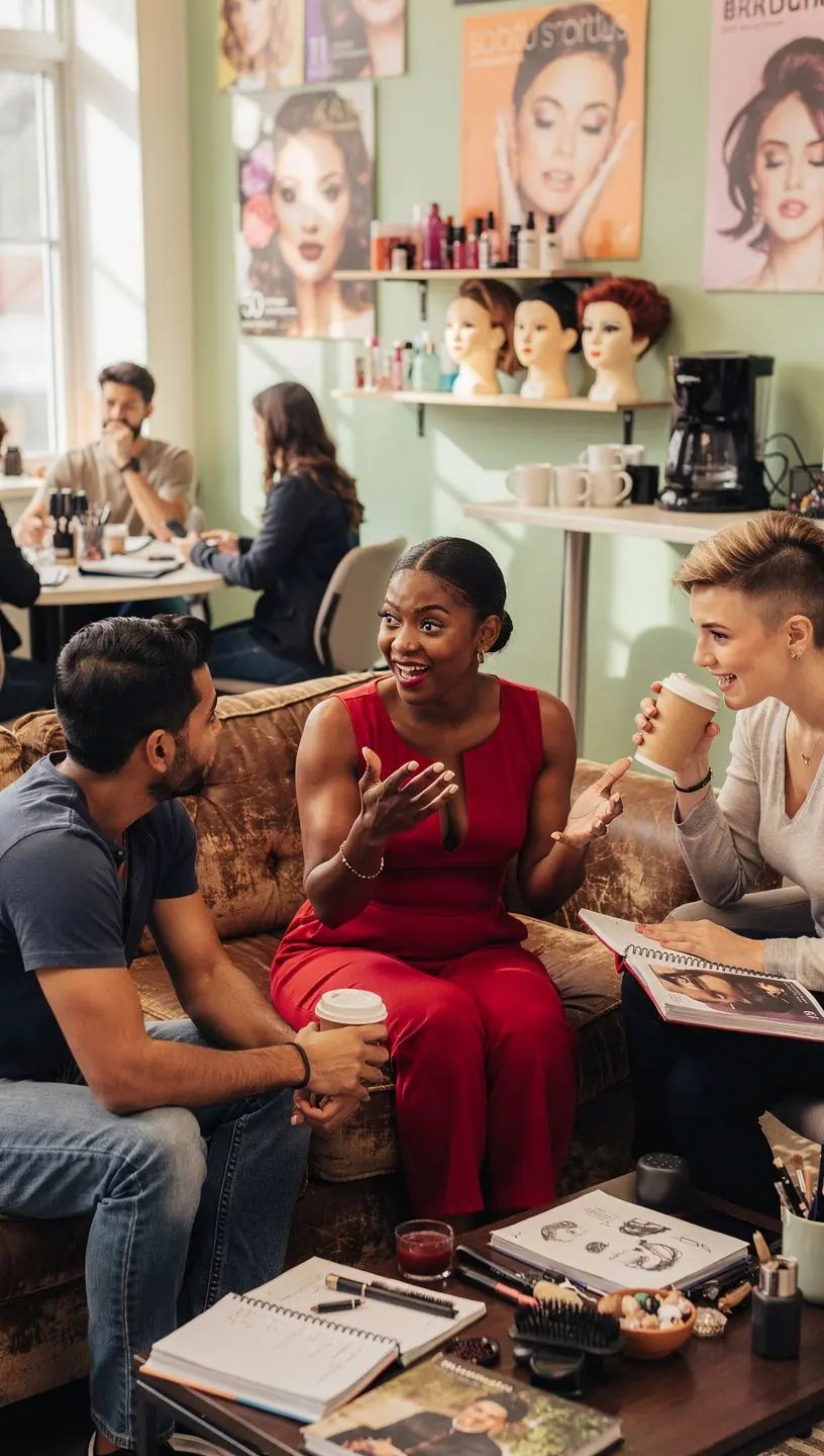 Instruktorka demonstrująca zaawansowane zabiegi kosmetyczne na modelce w nowoczesnej sali szkoleniowej.